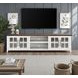 Providence White and Bourbon 96" TV Stand