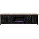 Providence Black and Bourbon 96" TV Stand with Fireplace