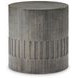 Miramar Dark Charcoal Outdoor Drum End Table