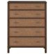 Verge Handcrafted Walnut Woven Panel Bedroom Set