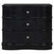 Mosaic Dark Midnight Blue 3 Drawer Merlot Accent Chest