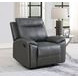 Gaston Gray Manual Glider Recliner