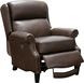 Philadelphia Ashford Walnut Leather Triple Power Recliner with USB Charging and Nailhead Trim