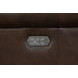 Philadelphia Ashford Walnut Leather Triple Power Recliner with USB Charging and Nailhead Trim