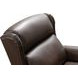 Philadelphia Ashford Walnut Leather Triple Power Recliner with USB Charging and Nailhead Trim