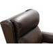 Philadelphia Ashford Walnut Leather Triple Power Recliner with USB Charging and Nailhead Trim