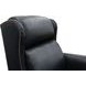 Philadelphia Shoreham Blue Leather Triple Power Recliner with USB Charging and Nailhead Trim