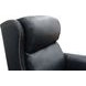 Philadelphia Shoreham Blue Leather Triple Power Recliner with USB Charging and Nailhead Trim