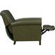 Phoebe Dobbs Sage Leather Push Thru The Arms Recliner