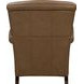 Phoebe Hillwood Toffee Leather Push Thru The Arms Recliner