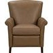 Phoebe Hillwood Toffee Leather Push Thru The Arms Recliner