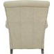 Phoebe Cashmere Stone Leather Push Thru The Arms Recliner