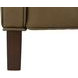 Phoebe Cashmere Taupe Leather Push Thru The Arms Recliner