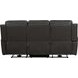 Pierce Homerun Dark Gray Leather 87" Zero Gravity Power Reclining Sofa with Power Lumbar and USB Charging