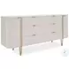 Love At First Sight Matte Pearl 6 Drawer Dresser