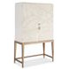 Mosaic Cream and Champagne Dream Weaver 2 Door Bar Cabinet with LED
