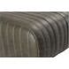 Endora Charred Olive Leather Upholstered Accent Bench