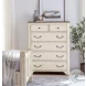 Newport Daisy 6 Drawer Chest With Brown Top