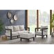 Fresca Beige Outdoor Upholstered Square Ottoman