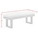 Fresca Dark Gray and Beige Outdoor Beige Dining Bench