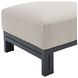 Fresca Beige Outdoor Upholstered Square Ottoman
