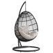 Fresca Beige Outdoor Upholstered Swing Egg Chair