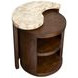 Mcpherson Burnt Umber Free Form Marble Top Nesting End Table