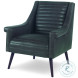 Vinton Gray Aniline Leather Chair