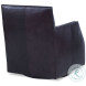 Bryson Black Semi Aniline Swivel Chair