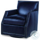 Bryson Black Semi Aniline Swivel Chair