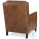Bernard Brown Aniline Leather Chair