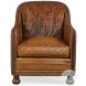Rustler Brown Leather Chair