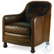 Rustler Brown Leather Chair