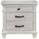 Silver Sands Gray 3 Drawer Nightstand