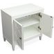 Springhouse Whisper White 2 Door Nightstand with USB Charging