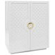 Poppy White 2 Door Accent Cabinet