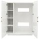 Poppy White 2 Door Accent Cabinet