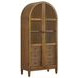Beth Brown Oak Display Cabinet