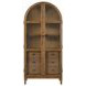 Beth Brown Oak Display Cabinet