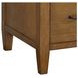 Beth Brown Oak Double Pedestal Desk with USB Charging