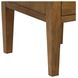Beth Brown Oak Half Pedestal Desk with USB Charging