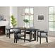 Canal Black 78" Rectangular Dining Table