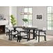 Canal Black 78" Rectangular Dining Table