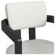 Canal White Upholstered Bar Stool Set of 2