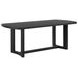 Canal Black 78" Rectangular Dining Table