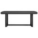 Canal Black 78" Rectangular Dining Table