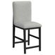 Canal Gray Upholstered Bar Stool Set of 2