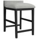 Canal Gray Upholstered Bar Stool Set of 2