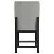 Canal Gray Upholstered Square Counter Height Stool Set of 2