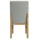 Canal Gray Upholstered Dining Side Chair Set of 2